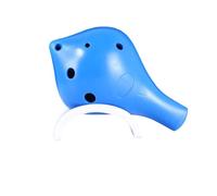 6 Hole Ocarina AC Mid-tone Beginner Instrument Ocarina Ceramic Instrument(Blue)
