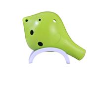 6 Hole Ocarina AC Mid-tone Beginner Instrument Ocarina Ceramic Instrument(Green)