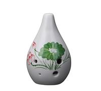 6 Hole Ocarina Alto F Key/AF Key Ocarina Six-hole Af Vertical Smoked Glazed Ocarina Performance (Color : 02)