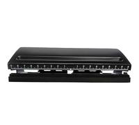 6-Hole Punch for A4/A5/A6 Paper, 6-Sheet Capacity, Metal Construction, Non-Slip Base