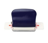 6 Hole Puncher Handheld Metal Paper Punch Efficient Accurate Multi Hole Punch for Loose Leaf Paper A4 A5 B5 Notebook Scrapbook Dark Blue