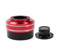 6 Hole Racing Simulator Game Steering Wheel Quick Release Hub Adapter For MOZA Simagic M10 A/Mini Euro Truck 70MM QR040(Red)