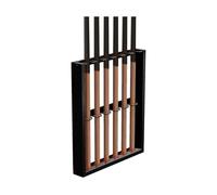 6-hole Wall-mounted Cue Holder Freestanding Design,Holds 6 Cues,No Assembly Required,Suitable for Billiard Rooms and Bars