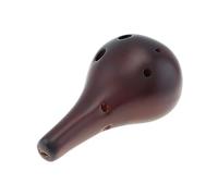 6 Holes Alto Tone C Ocarina Flute Ceramic Black Pottery Smoky Glaze Flute Musical Instrument For Beginner