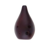 6 Holes Alto Tone F Ocarina Flute Ceramic Smoky Glaze Flute Musical Instrument For Professional Performance
