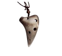 6 Holes Ceramic Ocarina Alto C Musical Instrument With Music Score For Music Lover And Beginner (Color : 01)