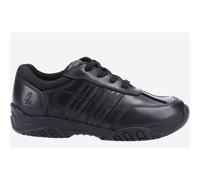 Hush Puppies Jezza 2 Senior School Uniform Shoe, Black, 6 UK