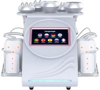 6 In 1 80KHz Cavitation Machine, Body Sculpting Facial Care Device with Multipole RF, Vacuum Lifting Anti Wrinkle Skin Tightening