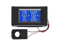 6 in 1 AC 80V-260V 100A Digital Voltmeter Ammeter Voltage Current Tester Power Energy Frequency Factor Meter(100A open CT)