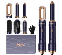 6 in 1 Airstyler, UKLISS Hair Dryer Brush with Automatic Hair Wrap Curler, Thermal Brush, Hot Air Brush, Multistyler Blow Dryer for Styling, Gifts Set for Women Volume, Curl, Smooth, Dry & Style