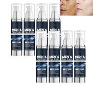 6-in-1 Anti-Aging Face Cream for Men, Wrinkle Moisturizer with Hydrating & Nourishing Care, Lightweight Non-Greasy Men’s Skincare, Soothing After Shave Lotion for Daily Use (8pcs)