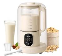 6 In 1 Automatic Soy Milk Maker, 50Oz (1500Ml) Nut Milk Maker Jug Blenders, for Homemade Plant-based Milk, Oat, Soy, Yogurt with Delay Setting and Self Cleaning and Keep Warm