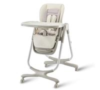 6 in 1 Convertible High Chairs for Babies and Toddlers,Portable High Chair with Dishwasher Tray and 4 Wheel,Booster Seat for Dining Table,Foldable Toddle and Baby Feeding Highchair