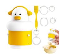 6-in-1 Cookie Stamp and Dumpling Maker Set - Manual Food Maker with Non-Stick Coating and 6 Interchangeable Embossing Moulds | Versatile Dough Press - For Empanadas, Ravioli, Hand Pies, Gyoza Ba