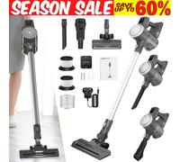 6-in-1 Corded Upright Vacuum Cleaner HEPA filtration Stick Rechargeable Battery
