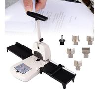 6 in 1 Corner Rounder Punch Corner Cutter Corner 100 Sheet Paper Punch Round Corner Hole Punch, Multi-Angle Cutter with R3.5mm R6mm R10mm, Round Corners, Semi-Circle, 6mm Hole