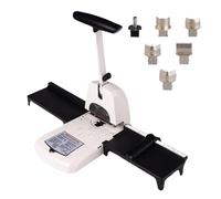 6-in-1 Corner Rounder Punch, Manual Corner Rounder Cutter with 6 Size Dies, Dust Collection Box, Multi-Angle Cutter, 100 Sheets Capacity, Heavy Duty Punch for Paper Craft, Photo Albums