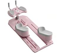 6-in-1 Crawling Training Machine,Back Stretcher Pro Spine Trainer,for Spinal Decompression & Lower Back Pain Relief, Waist Ab Twist Core Workout Equipment for Home Gym Pink