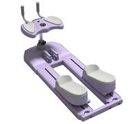 6-in-1 Crawling Training Machine,Back Stretcher Pro Spine Trainer,for Spinal Decompression & Lower Back Pain Relief, Waist Ab Twist Core Workout Equipment for Home Gym Purple