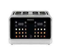 6-in-1 DIGITAL 4 Slice Toaster Geepas Silver One Size