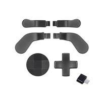 6 in 1 Elite Controller Paddles for Xbox Elite Series 2 Core Controller Metal Paddles for Xbox One Elite Series 2 Controller Paddles with 2 D-Pad for Xbox One Elite 1 Controllers (Black) Type-C Conver