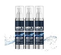 6 in 1 Face Cream for Men - Anti Aging Men’s Moisturizer with Hyaluronic Acid, For Deep Hydration All Day, Reduce the Looking Of Eye Bags Dark Circles and Puffiness, For Daily Skin Care (3PCS)