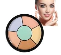 6-in-1 Face Palette - Full Coverage, Creamy Blendable Colour Correcting Makeup for Blemish & Dark Circle