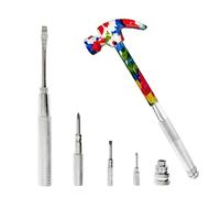 6 in 1 Flower Hammer & Screwdriver Tool, All In One Screwdriver Hammer Tools Set, Best Gift for Birthday Valentine's Mother's day Christmas Thanksgiving Halloween