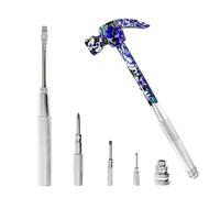 6 in 1 Flower Hammer & Screwdriver Tool, All In One Screwdriver Hammer Tools Set with Screwdriver, Best Gift for Birthday Valentine's Mother's day Christmas Thanksgiving Halloween