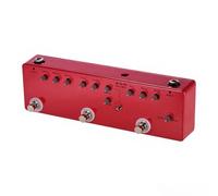 6-in-1 Guitar Multi-Effects Pedal with Delay Chorus Distortion Overdrive Booster Buffer Full Metal Shell True Bypass