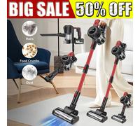 6 in 1 Hand Held & Upright Bagless Compact Lightweight Vacuum Cleaner 3500W Vac