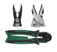 6-in-1 Interchangeable Wire Pliers Set with Electricity Function - Multi-Head Crimping Stripping Cutting Pliers for Electricians Plus DIY Users Forged Alloy Steel TPR Comfortable Handles