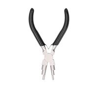 6 in 1 Jewelry Pliers, Wire Wrapping Tools for Jewelry Making, Carbon Steel Multi Function Pliers with Ergonomic Design, Compact Wire Bending Tool for Artists and