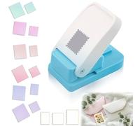 6 in 1 Junk Journal Stamp Punchers Set 1.0 * 0.8 Inch, Art Shaped Hole Punch for Journaling Scrapbooking DIY Craft Cards, Heart Snowflake Sakura Pattern(Stampe)