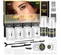 6-in-1 Lash Lift & Brow Lamination Kit with Black Dark Brown, Home Lash Lift Kit, Quick Lash Curled Brow Brush with All Tools, Safe and Effective Result, Lasts for 6-8 Weeks, Christmas Gift for Her