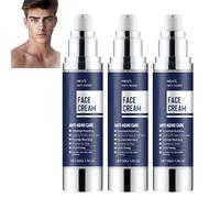 6 in 1 Mens Face Moisturizer, Anti-Aging Face Cream for Men, Skin Tightening Facial Lotion for smoothing, Hydrating & Nourishing, Anti Wrinkle Facial Cream, After Shave Lotion for Men (3pcs)