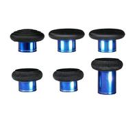 6 in 1 Metal Thumbsticks Replacement for Elite Series 2 Core Controllers, Thumbsticks for Xbox Elite Series 2 Controllers, Metal Mod 6 Swap Joysticks (Blue)