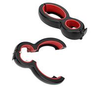 6 in 1 Multi Opener, 2PCS Helping Hand Senior Jar Opener with Silicone Gripper Adjustable Multifunctional Tool, 5.7 x 2.6in