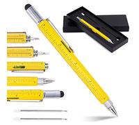 6 in 1 Multi Tool Pen Gifts for Men, Cool Gadgets for Dad Who Wants Nothing, Tool Pen with Gift Box Birthday Gifts for Him, Christmas Stocking Stuffers for Dad Husband Grandpa