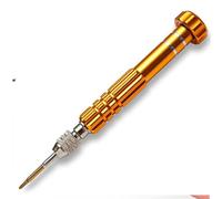 6 in 1 Multifunctional Opening Repair Tool Kit Set for Mobile Phones, Precision Screwdriver Handle for PC, Watch, Glasses Electronics Laptop, Cell Phone, Glasses with 5 Steel Magnetic Bits. (Gold)