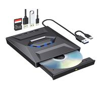 6-in-1 Portable CD/DVD +/-RW Drive DVD Burner