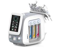 6-in-1 Professional Aqua Peel & Dermabrasion Machine, for Deep Pore Cleansing, Blackhead Removal, Facial Lifting and Anti-Aging - Home & Salon Facial Care System