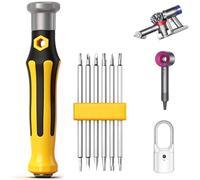 6 in 1 Screwdriver Set for Dyson Hair Dryer V6 V7 V8 V10 V11 V15 DC24 DC40 | DC41 DC50 Vacuum Cleaner Repair Set with Slotted Phillips Star Torx Maintenance Disassembly Tool Accessories Heavy Duty