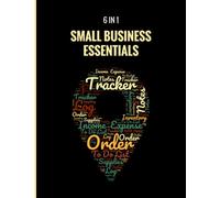 6 In 1, Small Business Essentials: Order Tracker, Inventory Log, Income, and Expense Tracker, To-Do Checklist, Suppliers Log, and Notes for Small Business, Women Entrepreneur