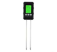 6-in-1 Soil Tester with Backlit LCD for Garden Plants - Measures pHMoisture Temperature Nutrients Sunlight Fertility | Plastic