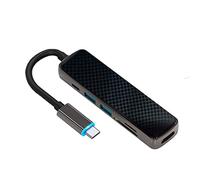 6 In 1 Type-C Docking Station Connect U-Disk Keyboard 3840x2160@30 Hz For Travel Business Work Portable Hub Multiport Adapter