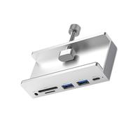 6-in-1 USB 3.0 HUB Clip on Docking Station Adapter Multi Splitter 5Gbps High Speed
