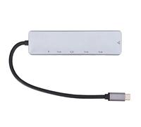 6 in 1 USB C Hub,PD Fast Charging 87W Multifunctional Type C to HD Multimedia Interface USB3.0 USBC Splitter Supports HDM Projection Screen,USB Extension