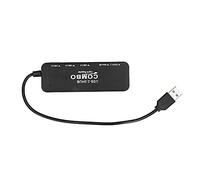 6-in-1 USB2 0 Hub Converter with TF SD Card Slots Micro USB Port Support Fan Keyboard Mobile Hard Disk U