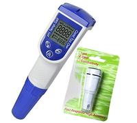 6-in-1 Waterproof pH/ORP/TDS/EC (Conductivity)/Salinity/Temp Meter Pocket Size Multi-Parameter Water Quality Tester Kit Replaceable ORP Probe